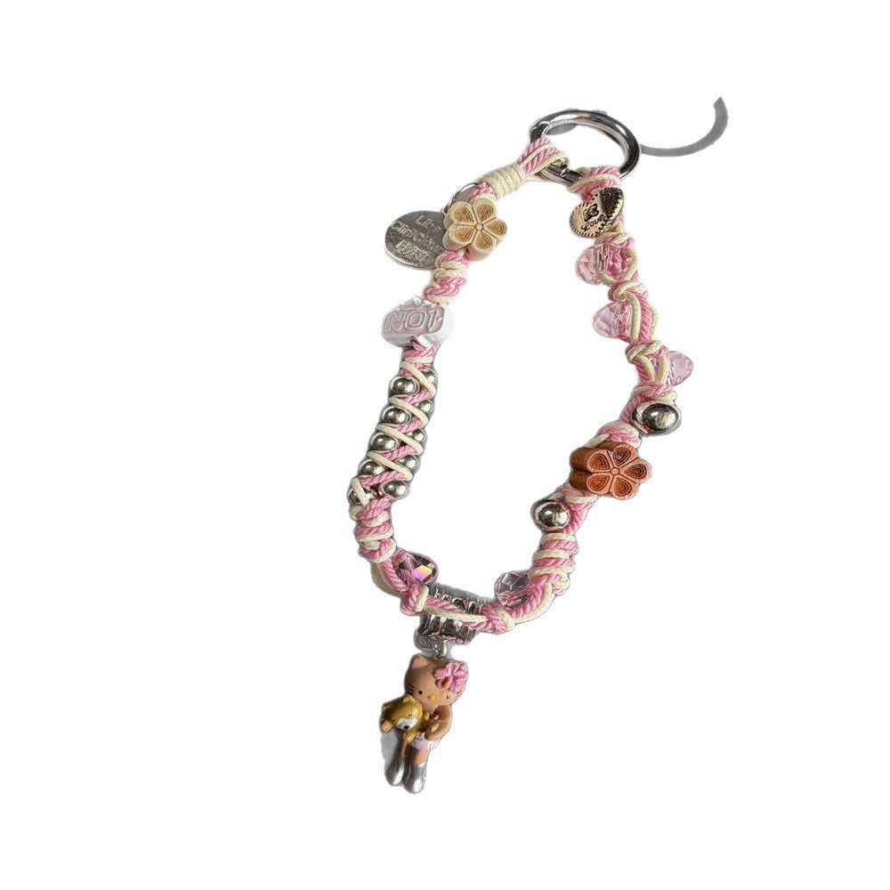 Decorative Beaded Charm Keychain Stornfield 1790135678