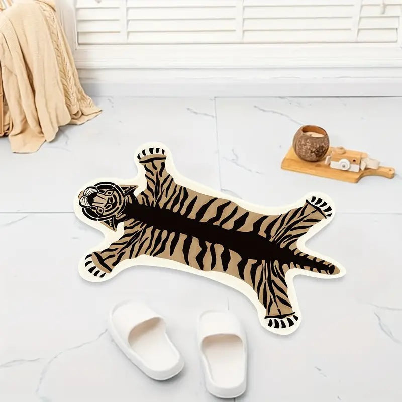 Tiger-shaped Decorative Rug