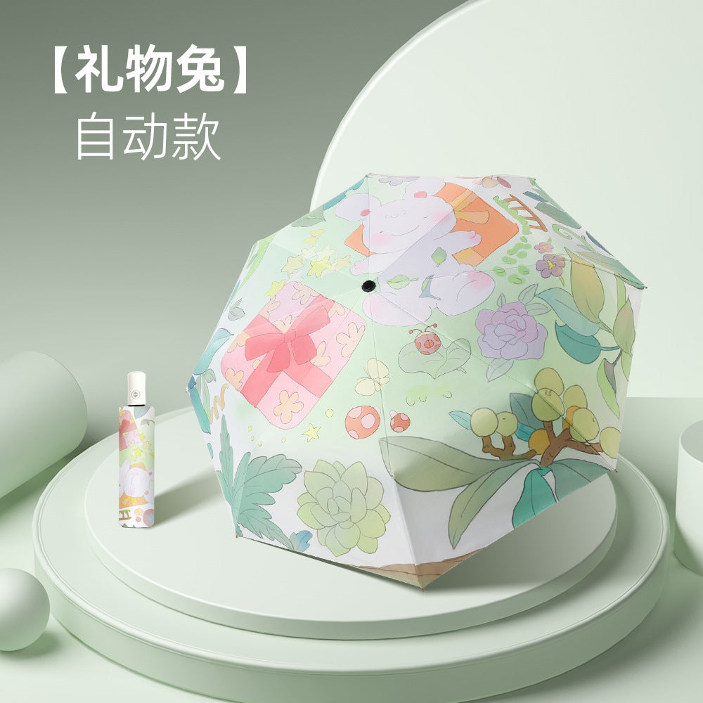 Ladies child-friendly umbrella with playful design Stornfield