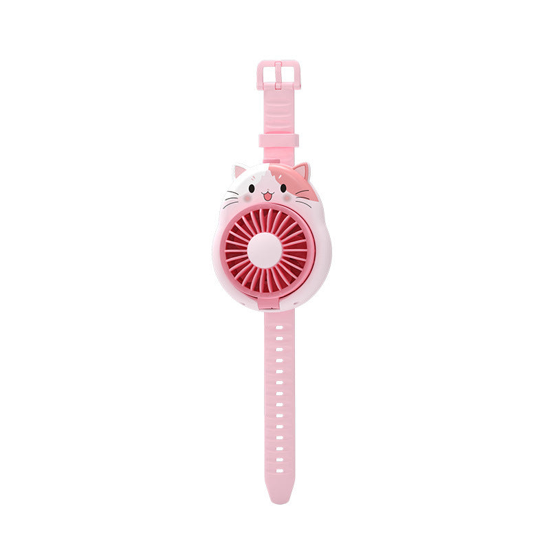 Unisex Portable Hand Fan in Cute Cat Design Stornfield