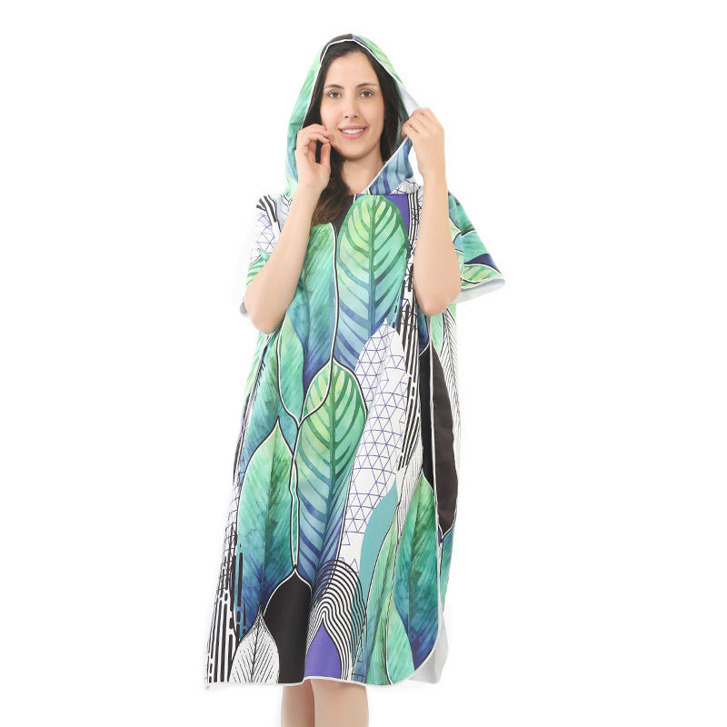 Beach dress with tropical print Stornfield