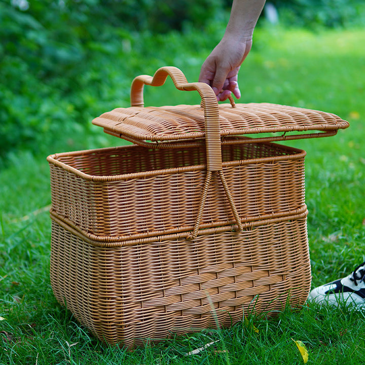Decorative Wicker Storage Container Stornfield