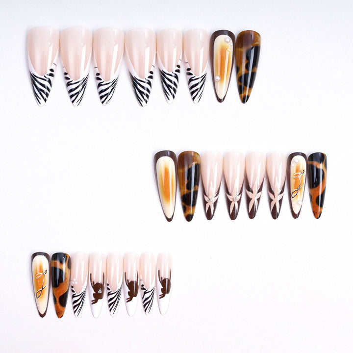 Artificial Nails in Elegant Natural Design Stornfield
