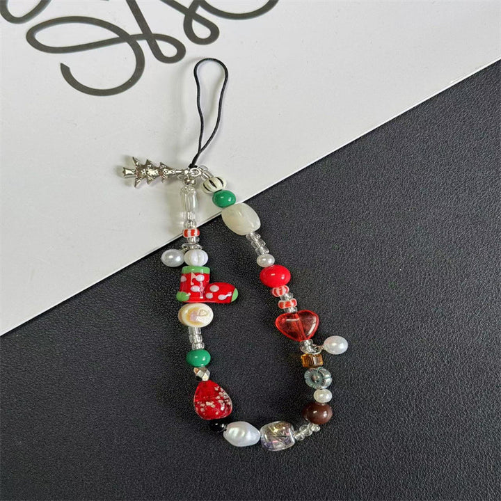 Festive Beaded Charm Phone Lanyard Stornfield