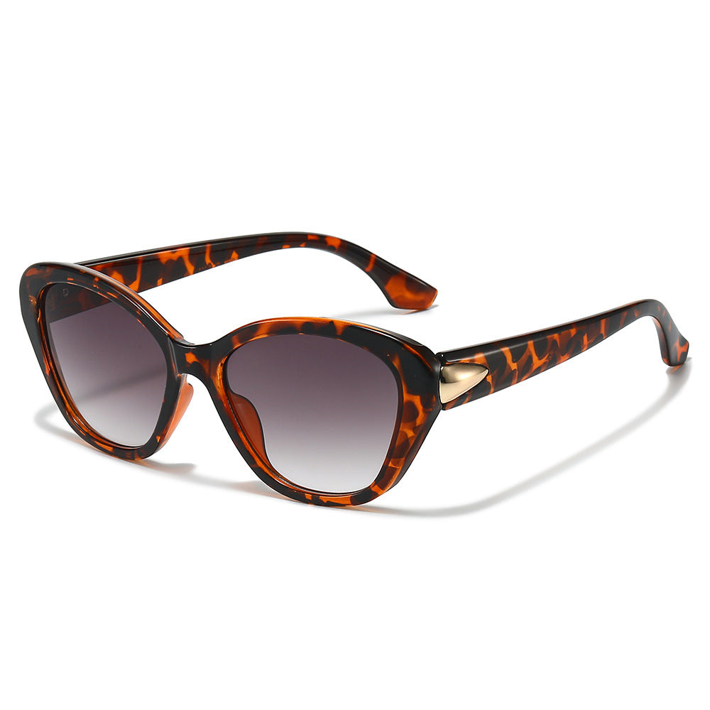 Stylish Cat-Eye Sunglasses with Elegant Gold Detail Stornfield