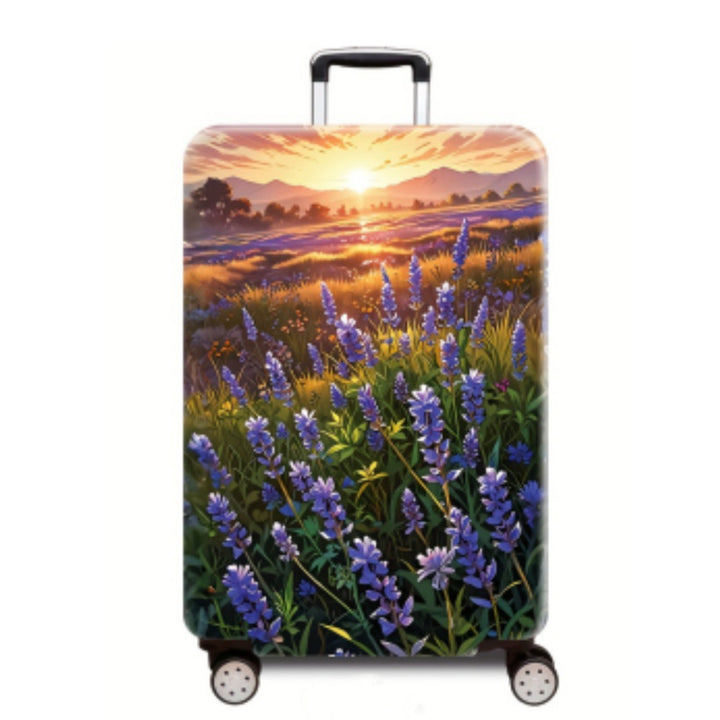 Women's Hard Shell Luggage with Enchanting Landscape Design Stornfield