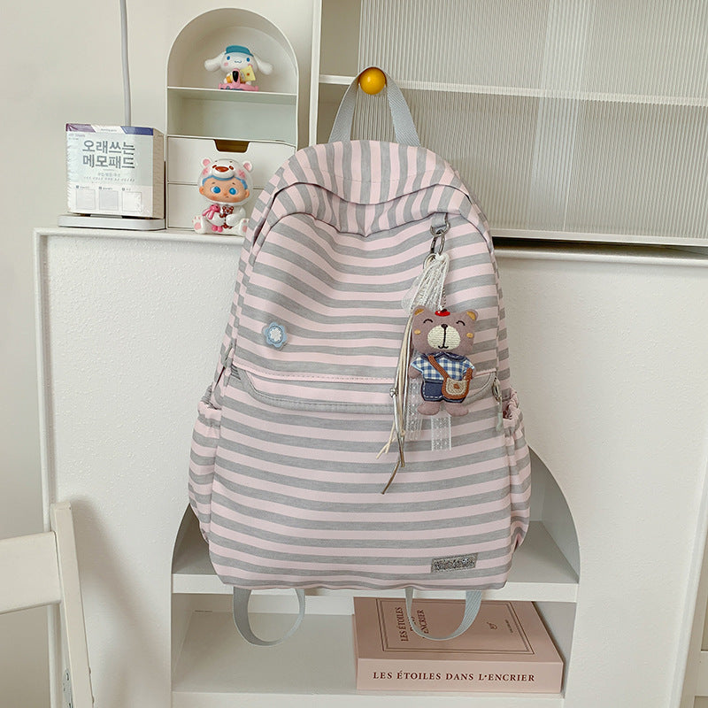 Lightweight Striped Backpack Stornfield