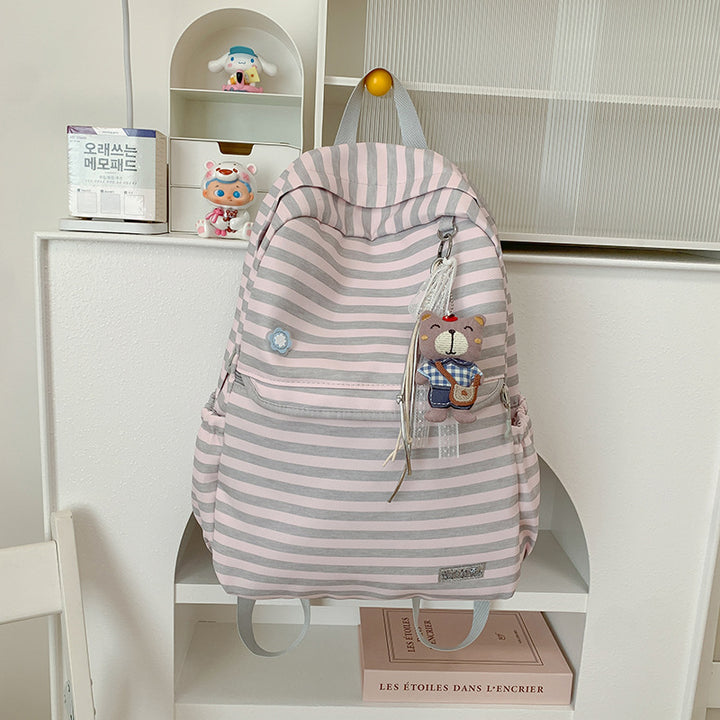 Lightweight Striped Backpack Stornfield