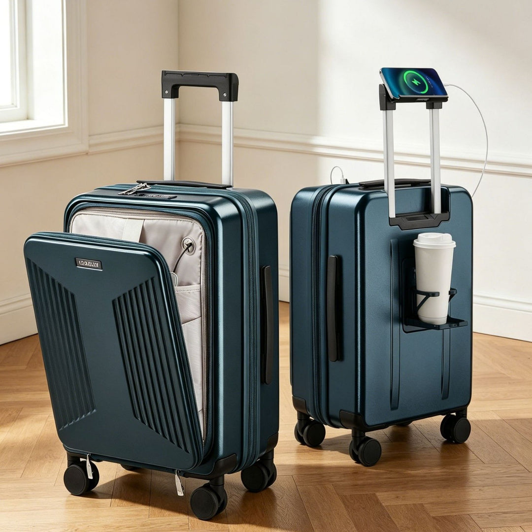 Unisex Smart Charging Hard Shell Trolley Luggage Stornfield