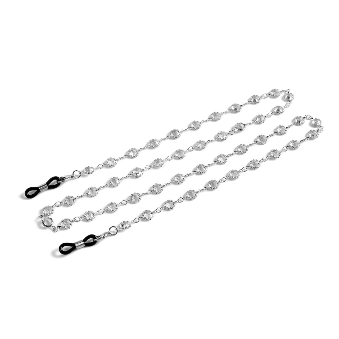 Gemstone-Embellished Eyewear Chain Stornfield