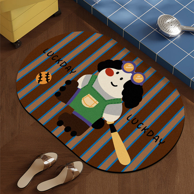 Playful Dog-Themed Area Rug