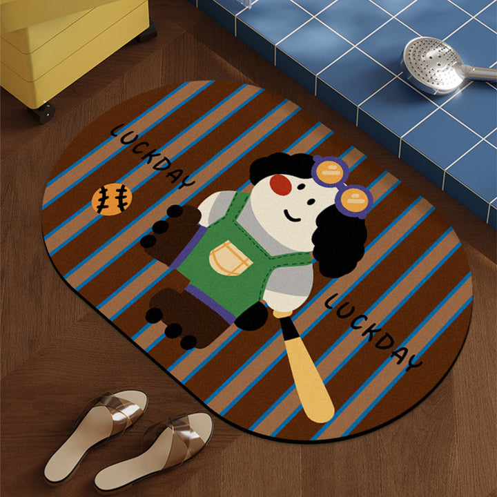 Playful Dog-Themed Area Rug