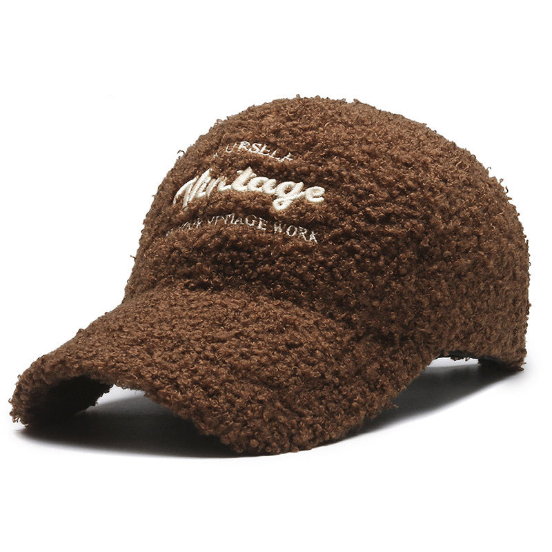 Women's Vintage-Inspired Plush Baseball Cap Stornfield