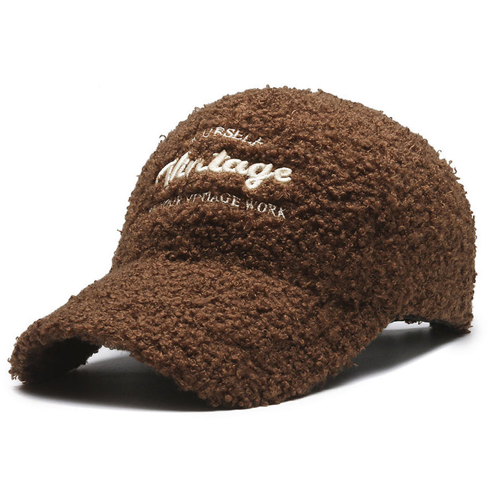 Women's Vintage-Inspired Plush Baseball Cap Stornfield