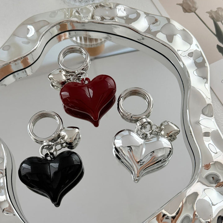 Heart-Shaped Pendant Keychain Stornfield