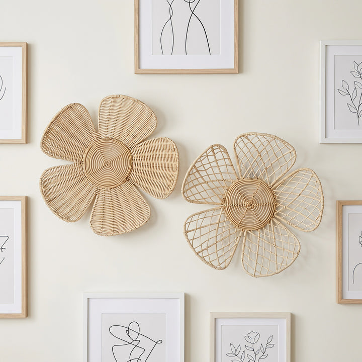 Wall decoration made of braided material Stornfield