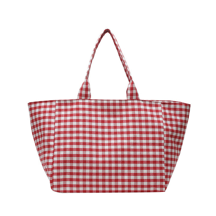 Stylish Checked Utility Tote Bag Stornfield