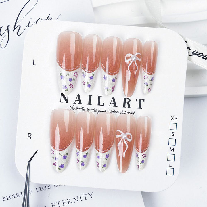Decorative Stiletto Press-On Nail Set