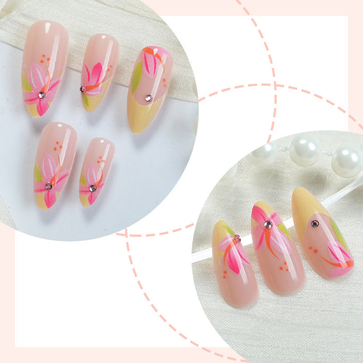 Elegant Floral Nail Art Set Stornfield