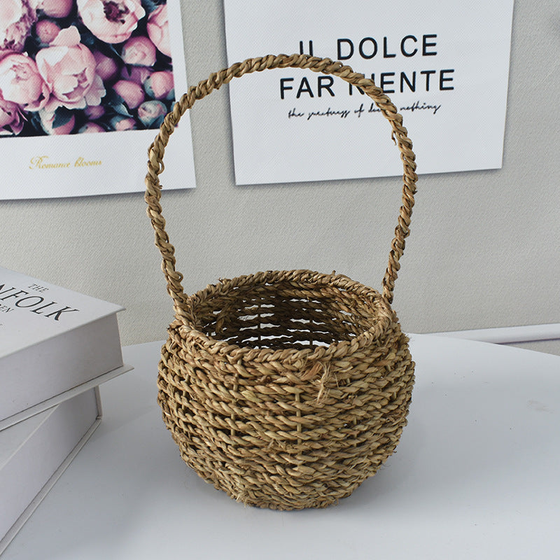 Handwoven Decorative Flower Basket Stornfield