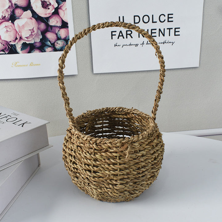 Handwoven Decorative Flower Basket Stornfield