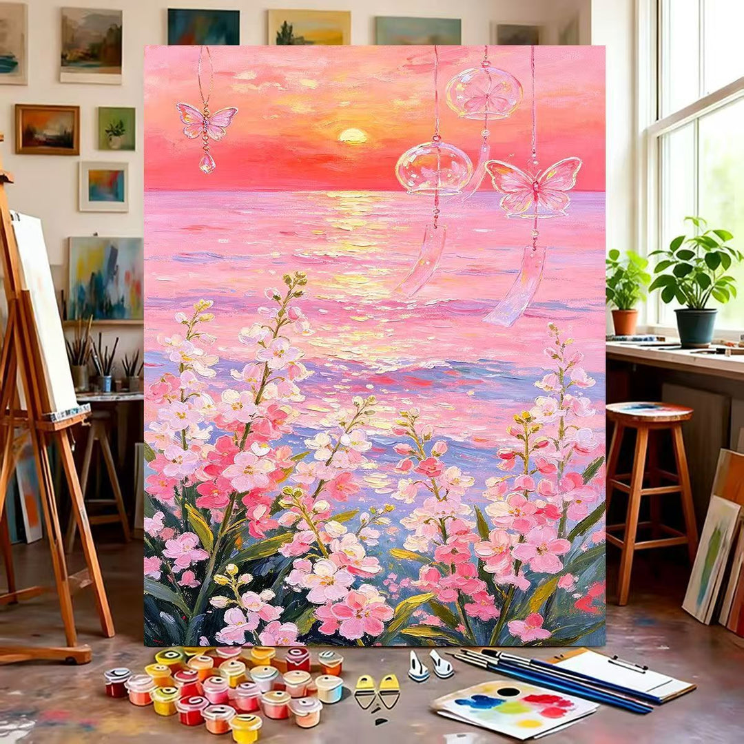 Dreamy Floral Canvas Painting Kit Stornfield