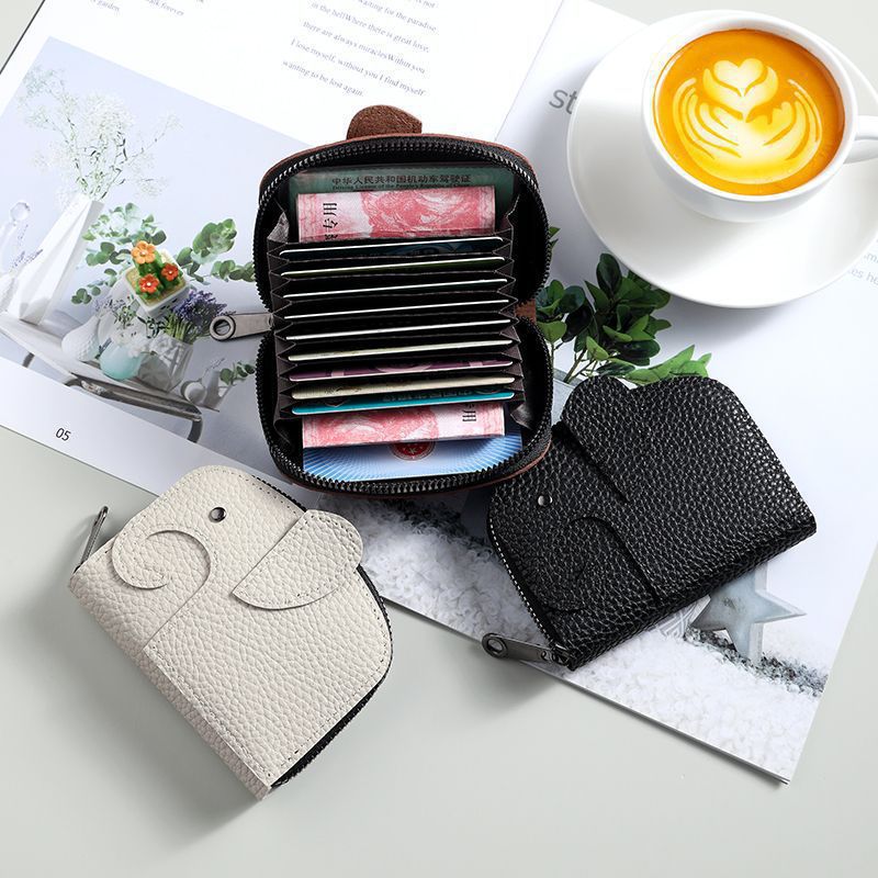 Multifunctional Zippered Card Wallet