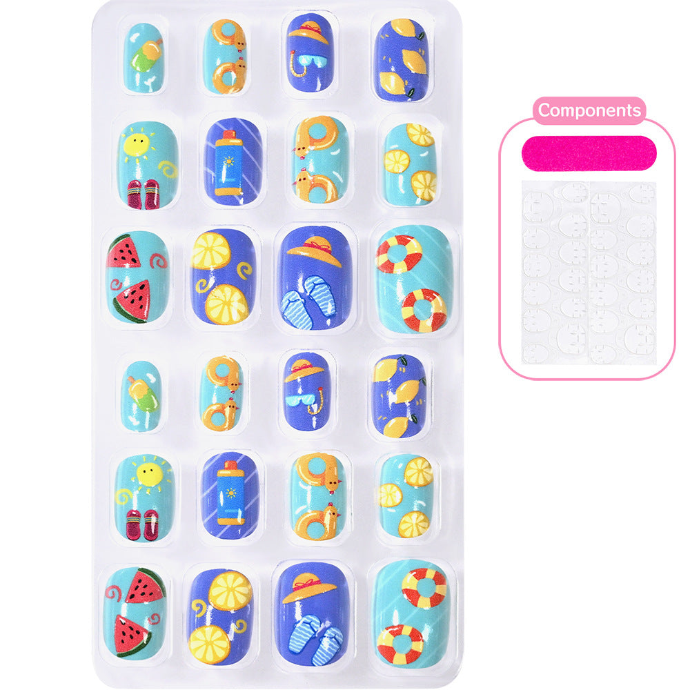 Creative Cartoon-Themed Press-On Nail Collection Stornfield