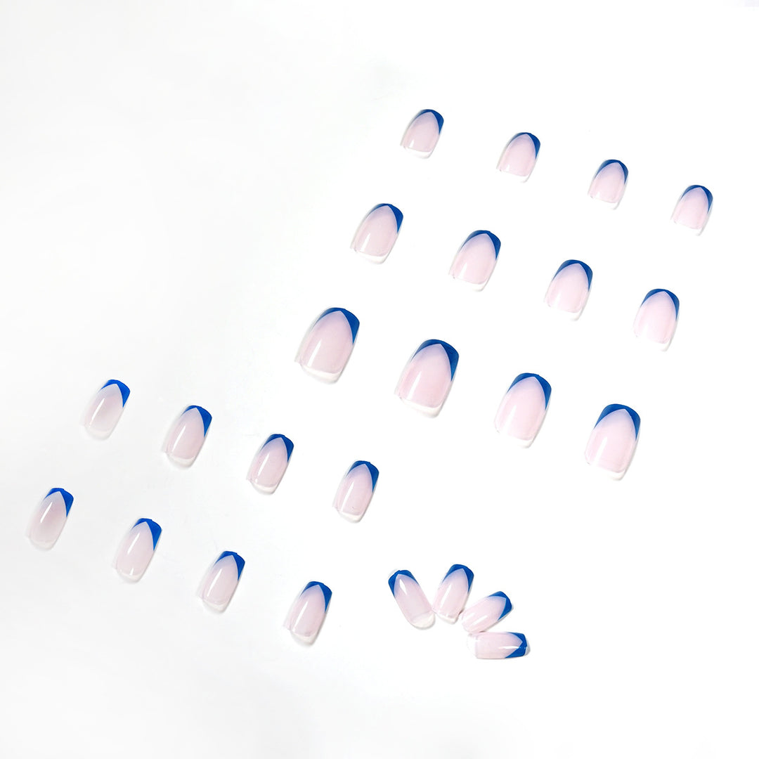 Stylish nail art with modern French tips Stornfield