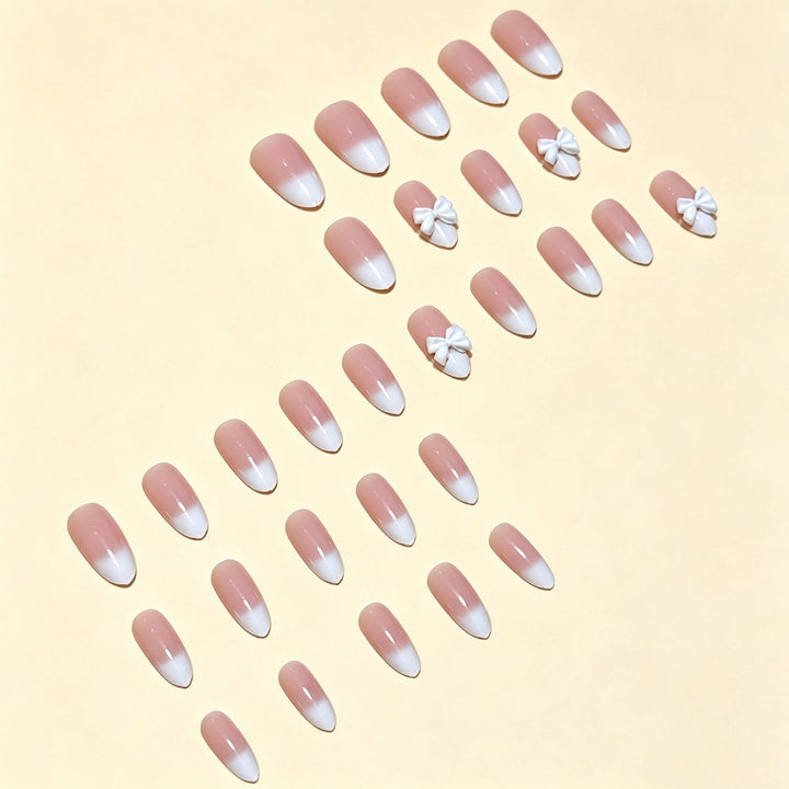 Elegant French Tip Press-On Nail Collection Stornfield