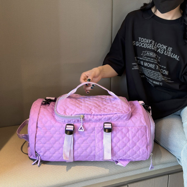 Quilted Multi-Functional Travel Backpack Stornfield