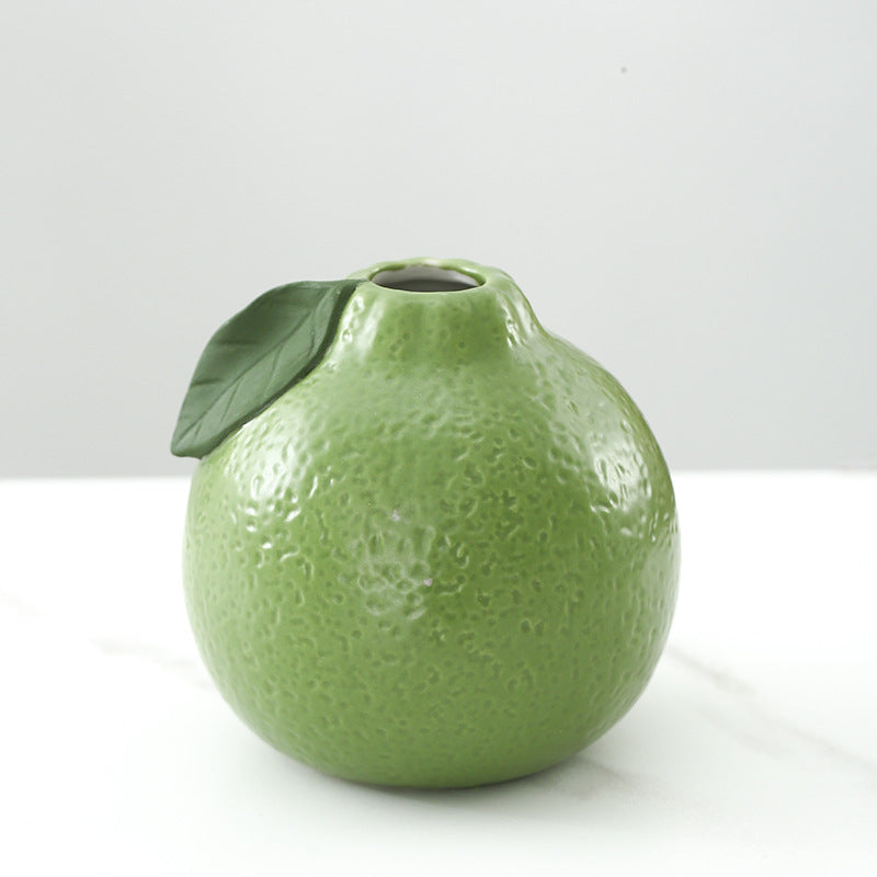 Whimsical Ceramic Fruit-Shaped Vase Stornfeild