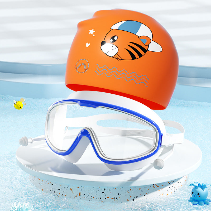 Kids Fun Tiger-Themed Swim Set Stornfield
