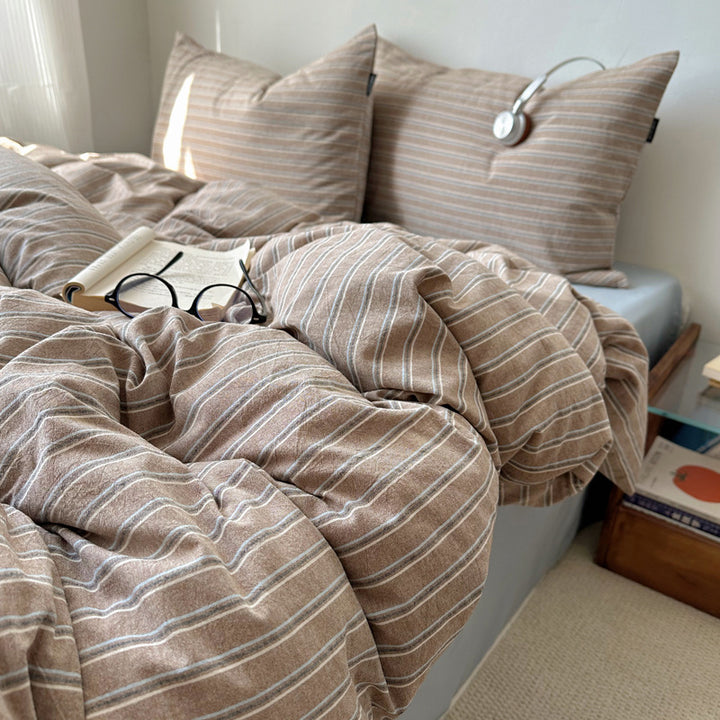 Cozy Gingham Duvet Cover Set