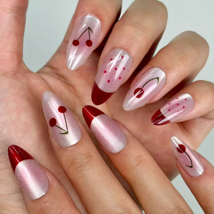 Floral Design Press-On Nails Stornfield