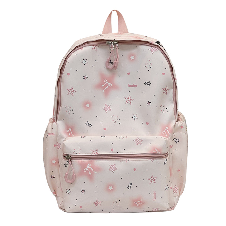 Casual Star-Patterned School Backpack Stornfield