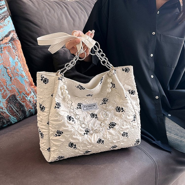 Floral Embellished Handbag