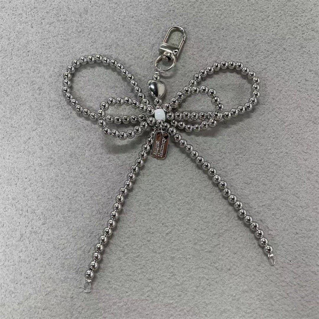 Decorative Beaded Bow Keychain Stornfield 1790135272