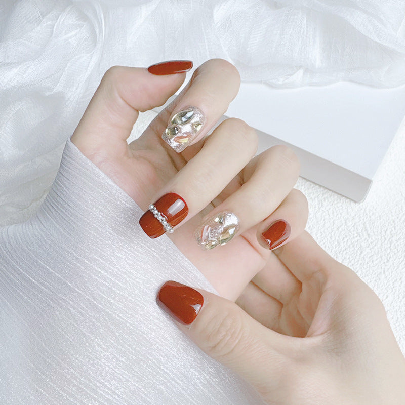 Handmade Press-On Nail Set Stornfield