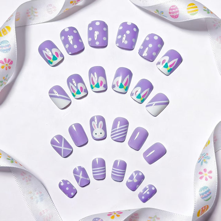 Artificial nails in creative Easter design Stornfield