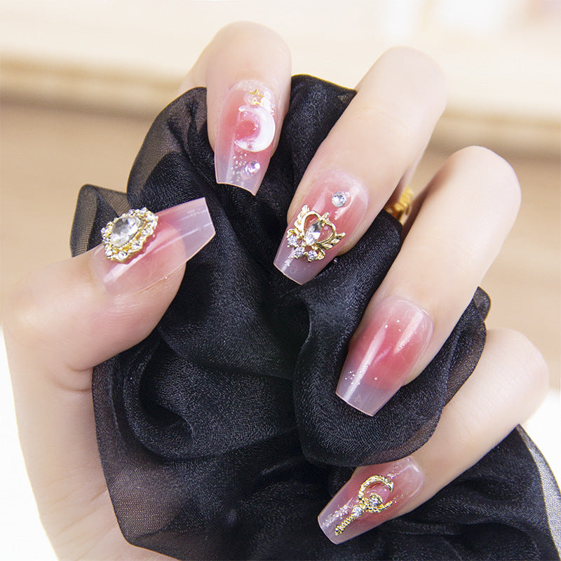 Elegant Nail Art with Gloss Finish Stornfield