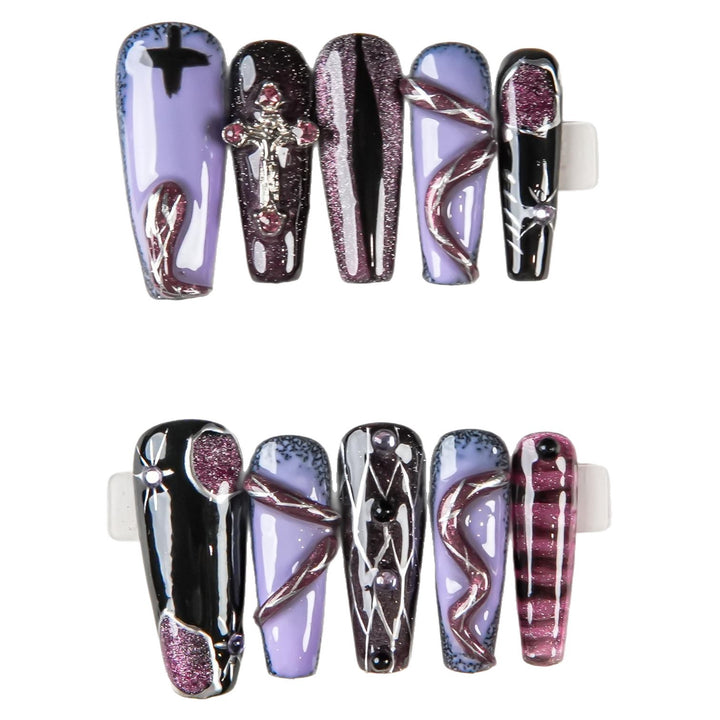 Artistic Gothic Press-On Nails