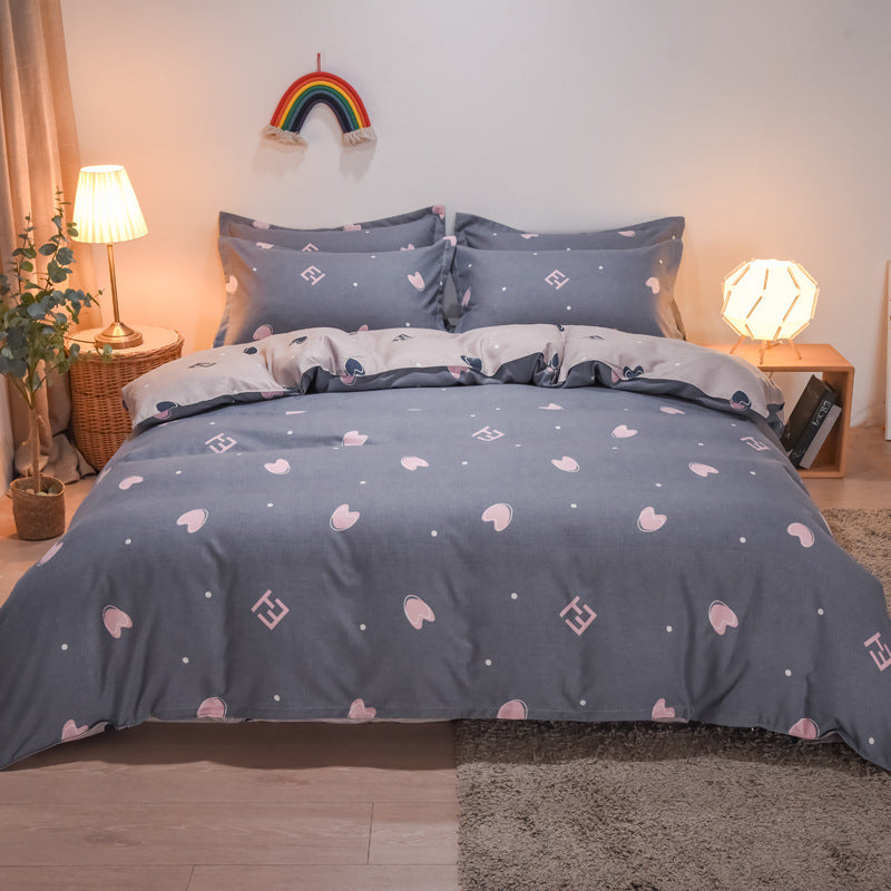Whimsical Floral Pattern Bedding Set