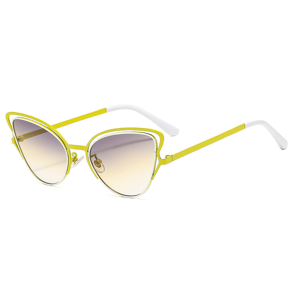Women's Cat-Eye Sunglasses with Luxurious Metal Frame and High-Quality Gradient Lenses Stornfield