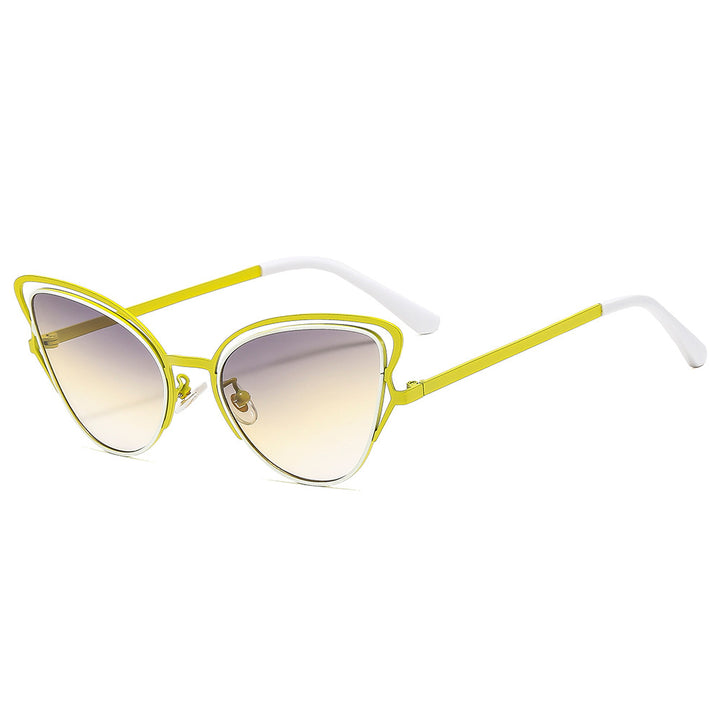 Women's Cat-Eye Sunglasses with Luxurious Metal Frame and High-Quality Gradient Lenses Stornfield
