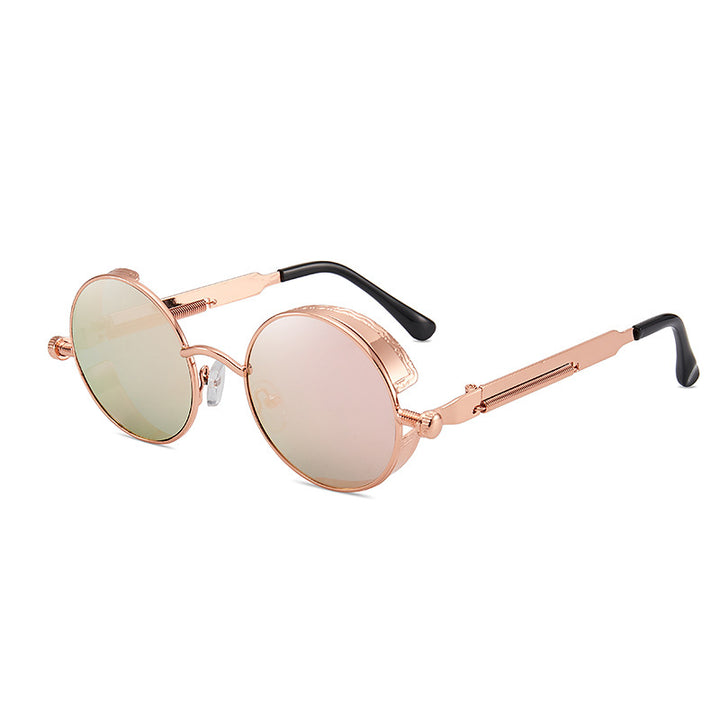 Women's retro-inspired round sunglasses with special lenses Stornfield