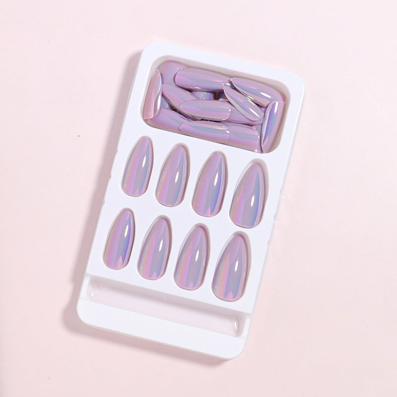 Premium Glossy Long Press-On Nails Stornfield
