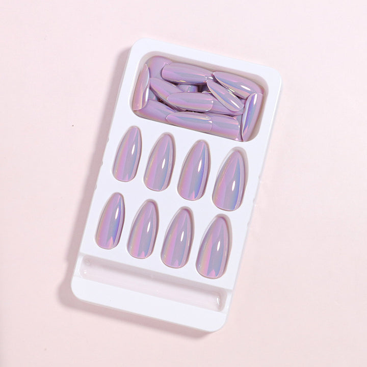 Premium Glossy Long Press-On Nails Stornfield