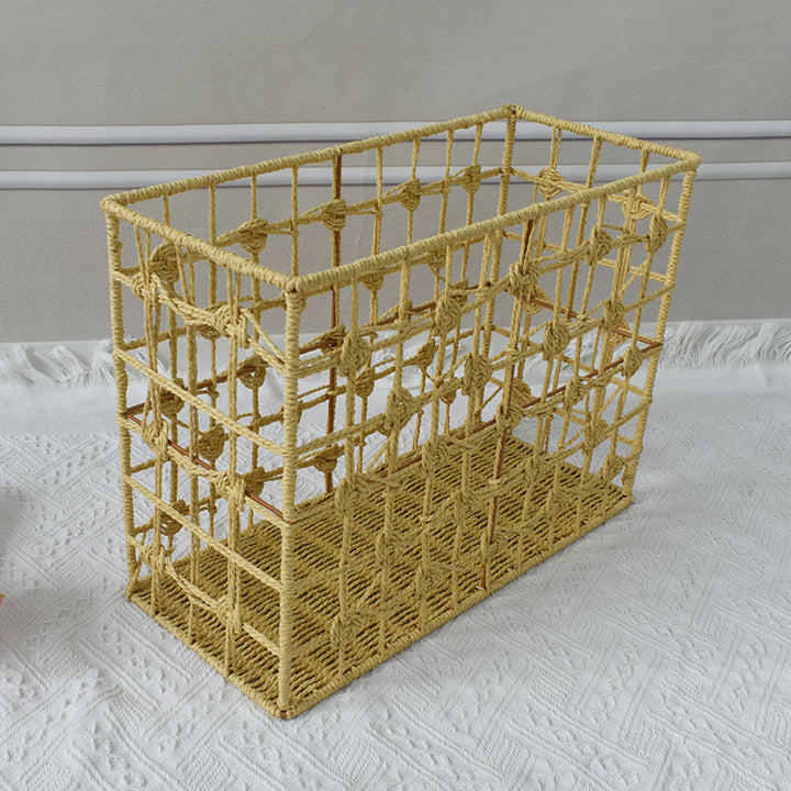 Handwoven Natural Fiber Storage Basket Stornfield