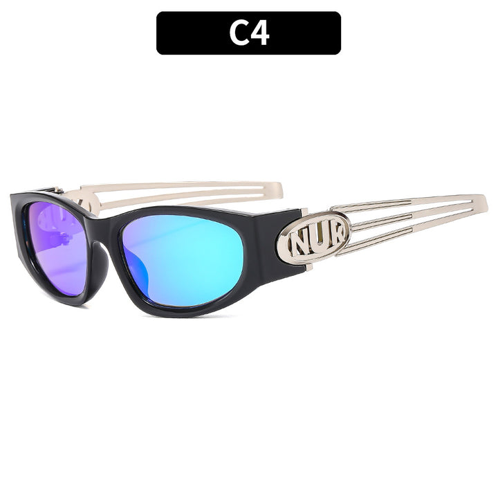 Sporty Cat-Eye Sunglasses